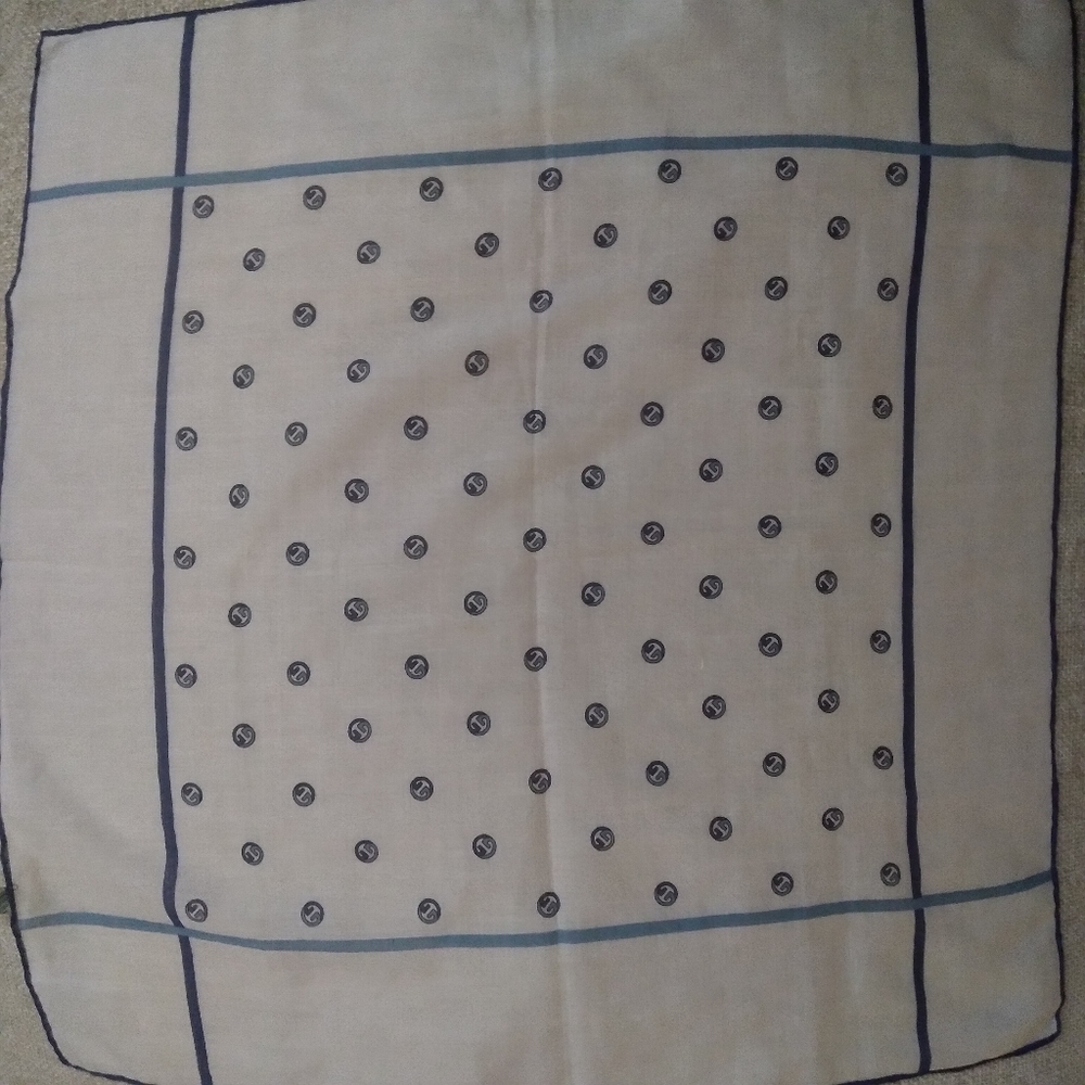 Gucci Vintage Pocket Square Handkerchief